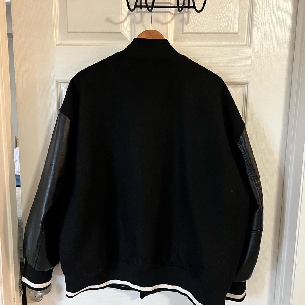 GAP Wool Varsity Logo Boyfriend Jacket - Size XL - NWOT! - UNISEX FIT - Picture 8 of 9